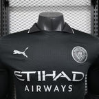 Manchester City Away 25/26  Manga Longa Player