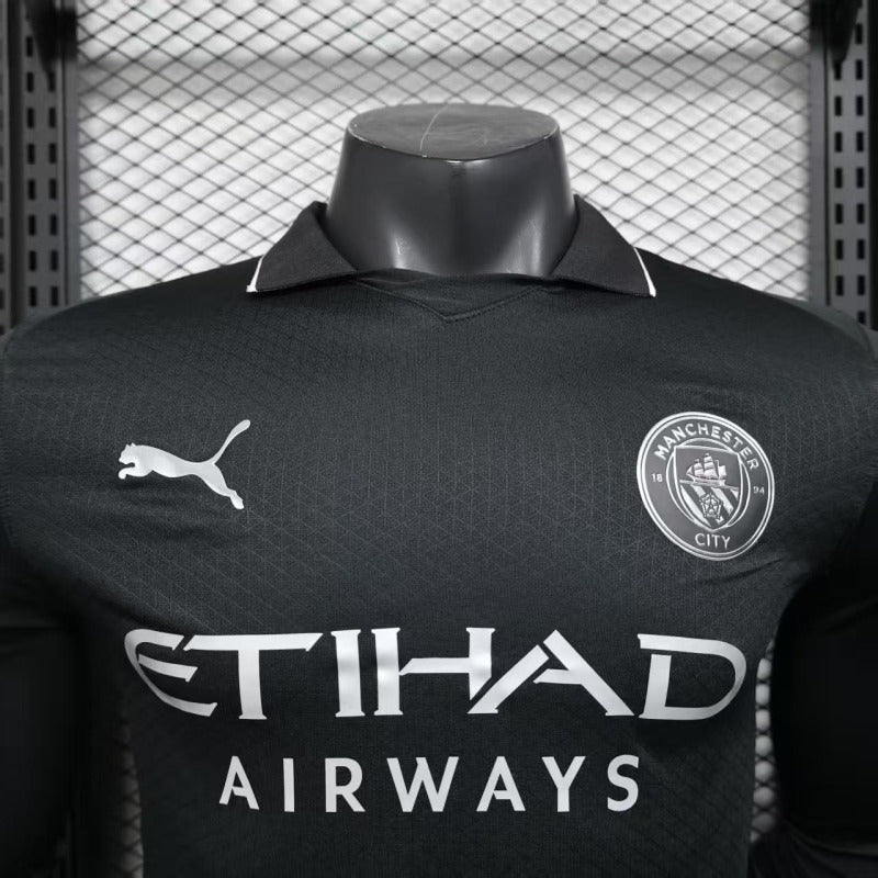 Manchester City Away 25/26  Manga Longa Player