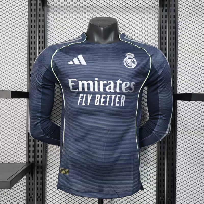 Real Madrid Away 25/26  Manga Longa Player
