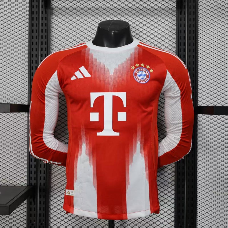Bayern Munich Home 25/26  Manga Longa Player