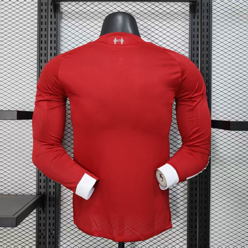 Liverpool Home 25/26  Manga Longa Player