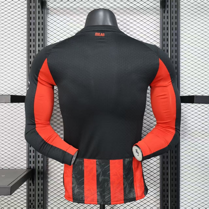 AC Milan Home 25/26  Manga Longa Player