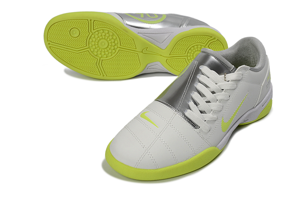 Chuteira Nike Total 90 Branca/Verde Futsal