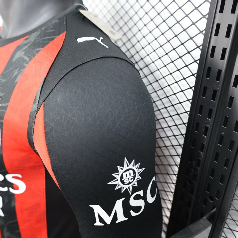 AC Milan Home 25/26  Manga Longa Player