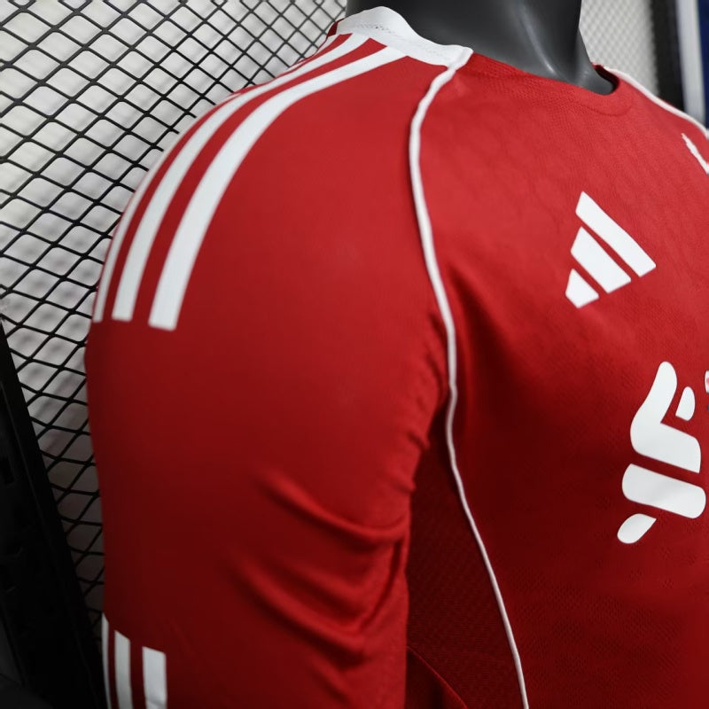 Liverpool Home 25/26  Manga Longa Player