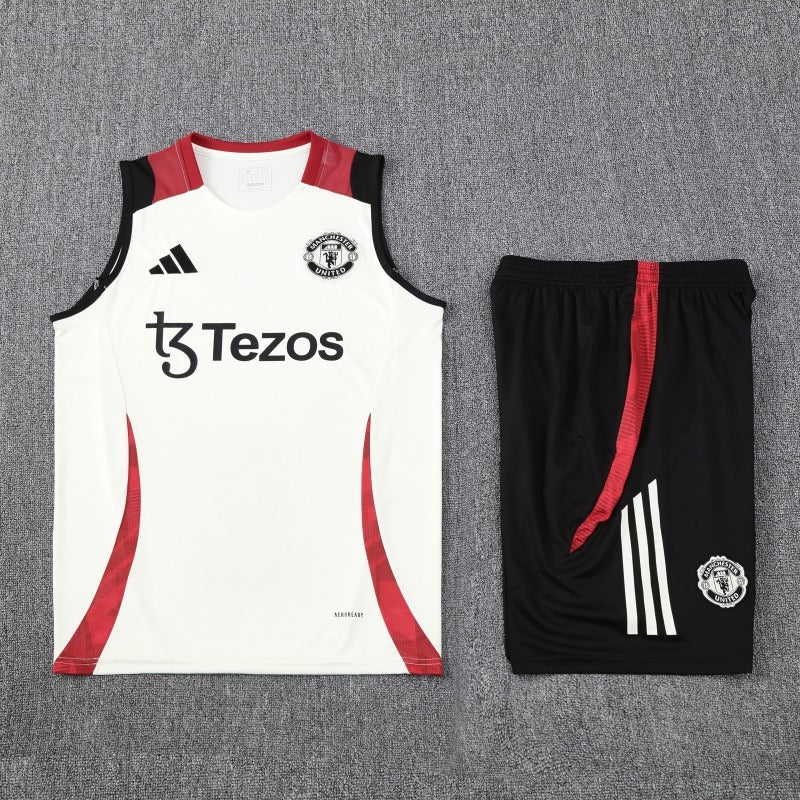 Kit c/ Ziper Regata Manchester United Treino 25/26