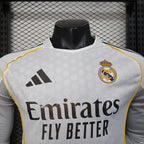 Real Madrid Home 25/26  Manga Longa Player