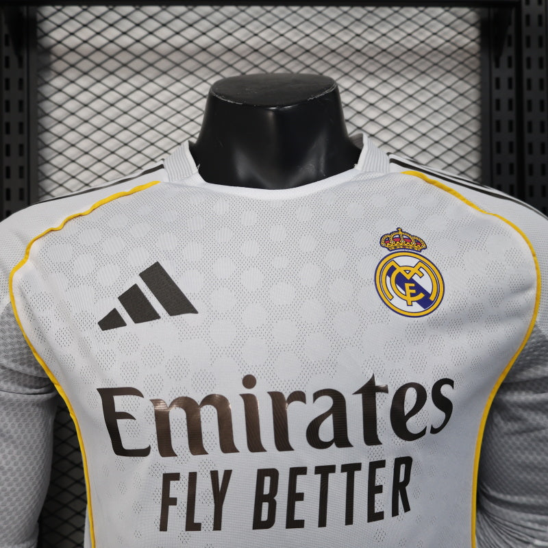 Real Madrid Home 25/26  Manga Longa Player
