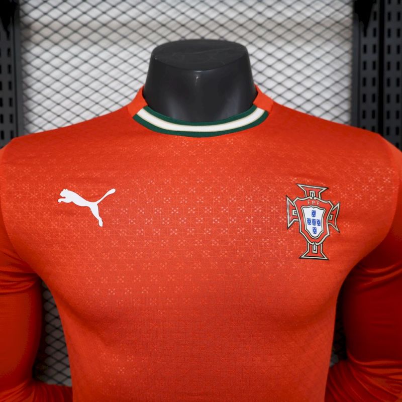 Portugal Home 25/26  Manga Longa Player