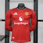 Manchester United Home 25/26  Manga Longa Player