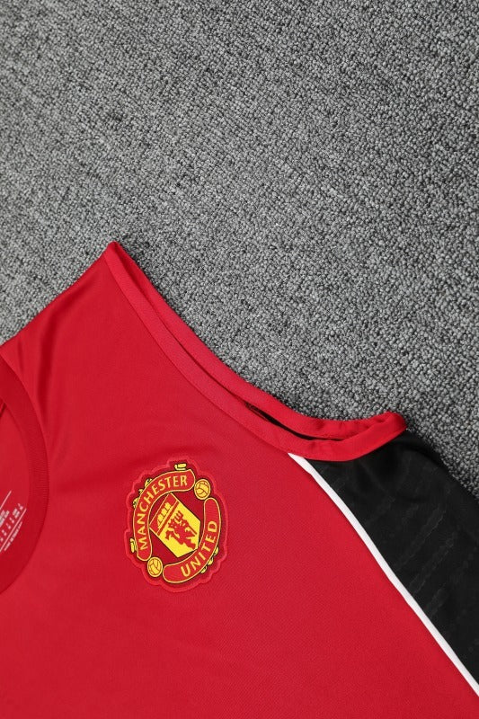 Kit c/ Ziper Regata Manchester United Treino 25/26