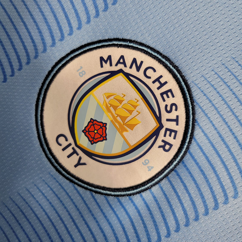 Manchester City Home 23/24 Manga Longa