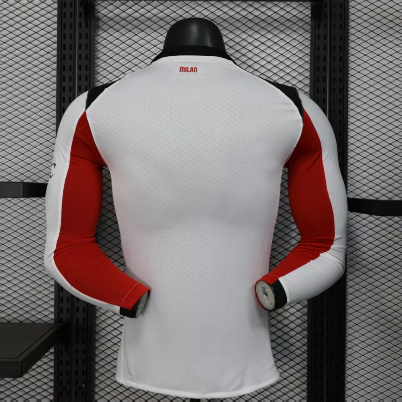 AC Milan Away 25/26  Manga Longa Player