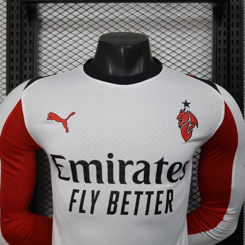 AC Milan Away 25/26  Manga Longa Player