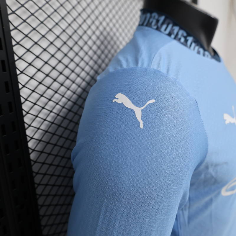 Manchester City Home 24/25  Manga Longa Player