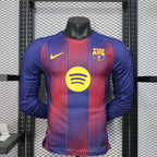 Barcelona Home 25/26  Manga Longa Player