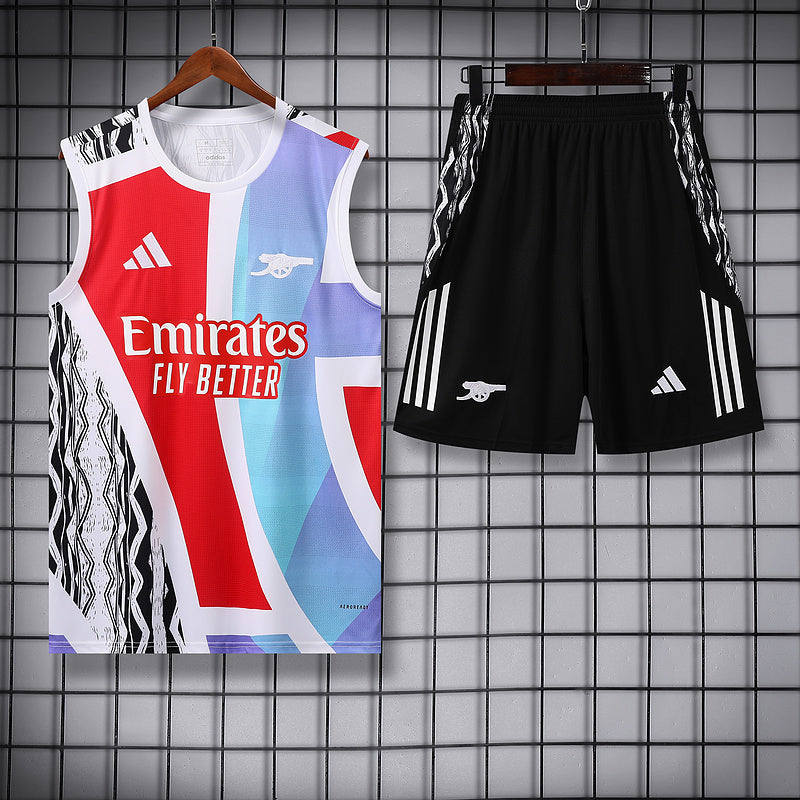 Kit c/ Ziper Regata Arsenal Treino 25/26