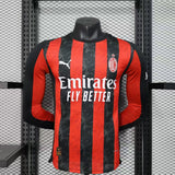 AC Milan Home 25/26  Manga Longa Player