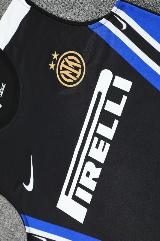 Kit c/ Ziper Regata Inter de Milão Treino 25/26