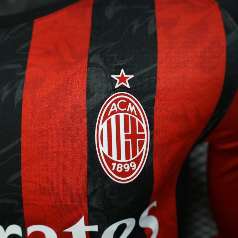 AC Milan Home 25/26  Manga Longa Player