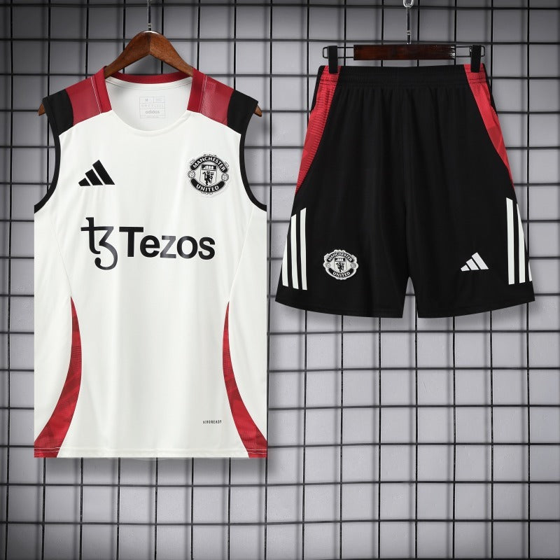 Kit c/ Ziper Regata Manchester United Treino 25/26