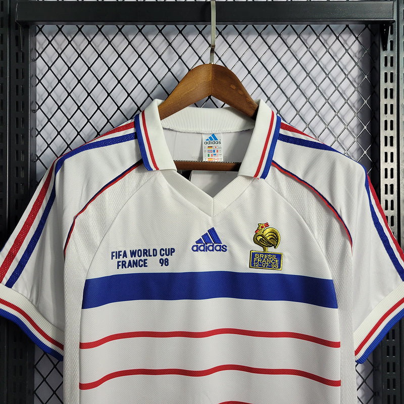 França Away 1998 Retrô