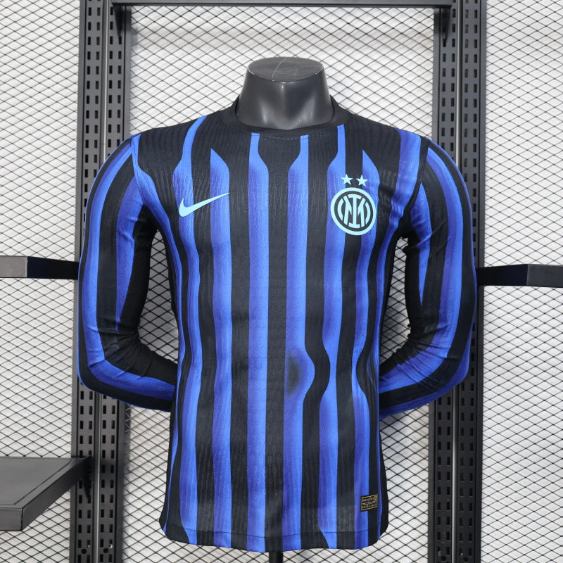 Inter de Milão Home 25/26  Manga Longa Player