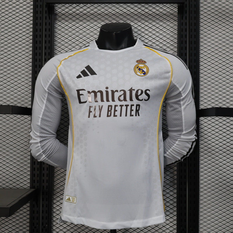 Real Madrid Home 25/26  Manga Longa Player