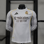 Real Madrid Home 25/26  Manga Longa Player