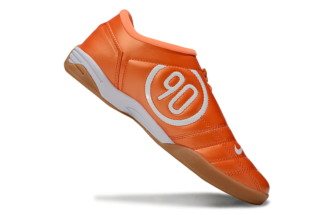 Chuteira Nike Total 90 Laranja/Branca Futsal