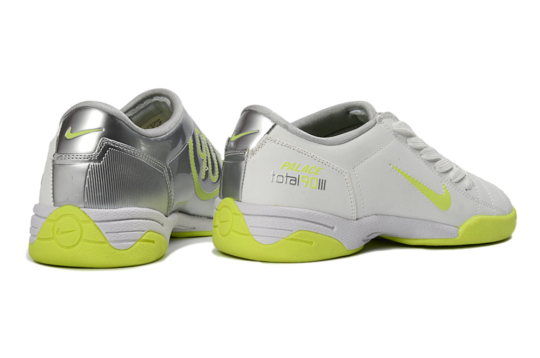 Chuteira Nike Total 90 Branca/Verde Futsal