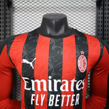 AC Milan Home 25/26  Manga Longa Player