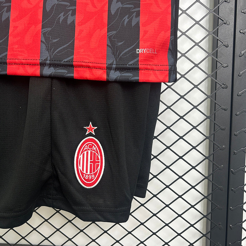AC Milan Home 25/26 Infantil