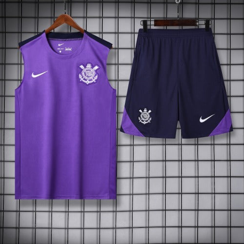 Kit c/ Ziper Regata Corinthians Treino 25/26